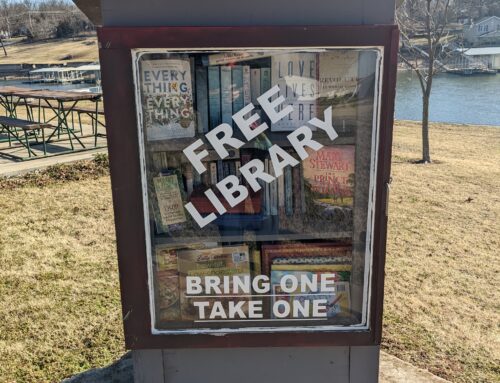 Who’s in charge of the little library in the park?